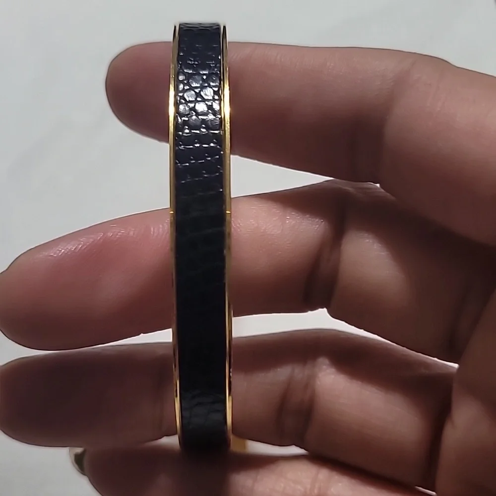 Hermes lizard bangle - Picture 4 of 5